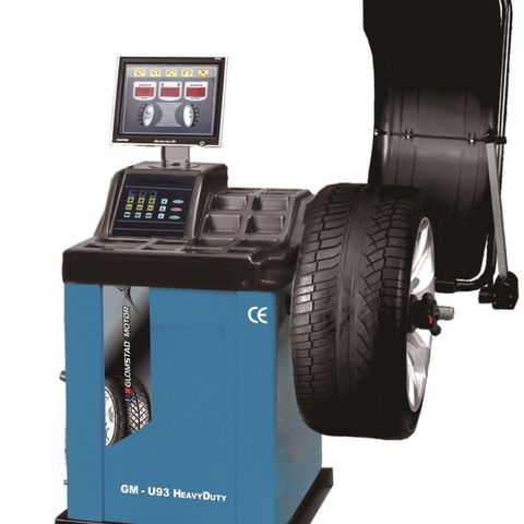 Avbalanseringsmaskin for verksted - GM U93C m/Laser