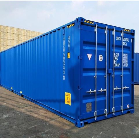 Parti med 40 High cube containere