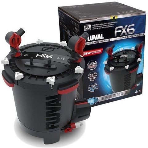 Kampanje! Nye Fluval FX6 Utv. pumpe/filter til akvarium - 3500L/H