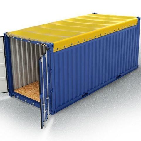 20 fot open top container