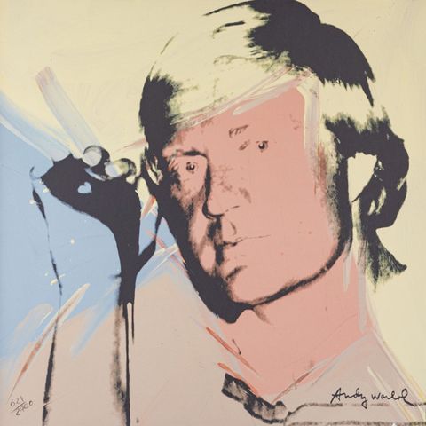 Granolitografi Jack Nicklaus av Andy Warhol - stensignert