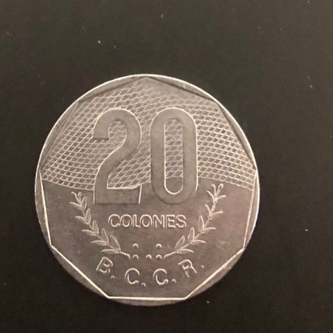 20 Colones, 1983 Costa Rica  (1877. O)