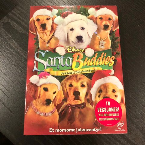 DVD: julefilm «Santa buddies - jakten på julehunden»