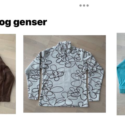 Fleece genser/jakke