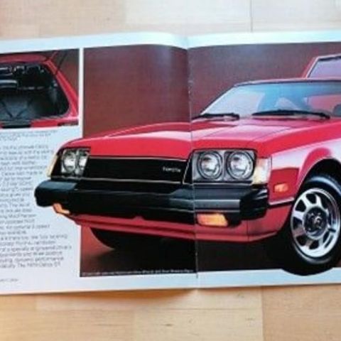 Toyota celica brosjyre.