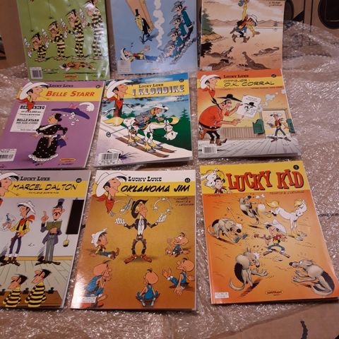 Lucky luke album nr -59-60- -62-63-64-65