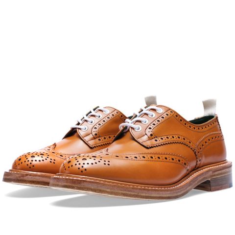 Tricker's x END - Bourton City Brogue Acorn Antique Leather - UK7/41 lær sko