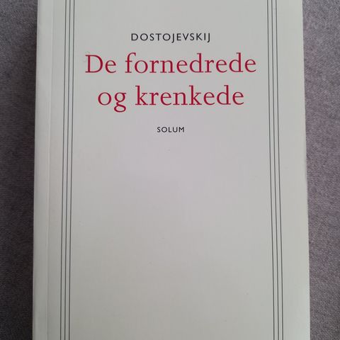 De fornedrede og krenkede av Fjodor Dostojevskij