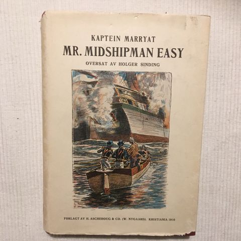 BokFrank: Kaptajn Marryat: 6 bøker (1913) / Mr. Midshipman Easy (1910)