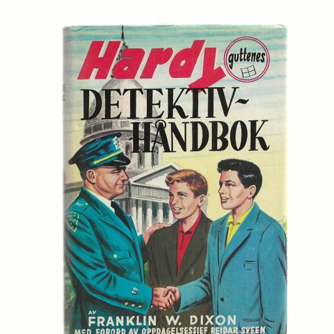 Hardy guttenes Detektivhåndbok ,1959 innb.m omslag
