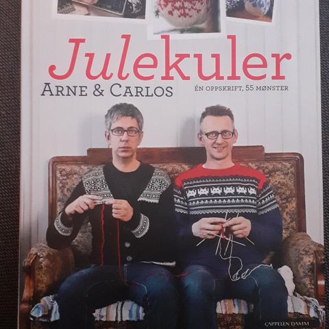 JULEKULER - Arne & Carlos - én oppskrift, 55 mønster NY, IKKE LEST!