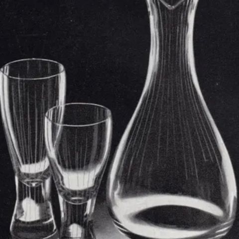 Lekre «Tony» - 3 vintage likørglass av Arne Jon Jutrem for Hadeland