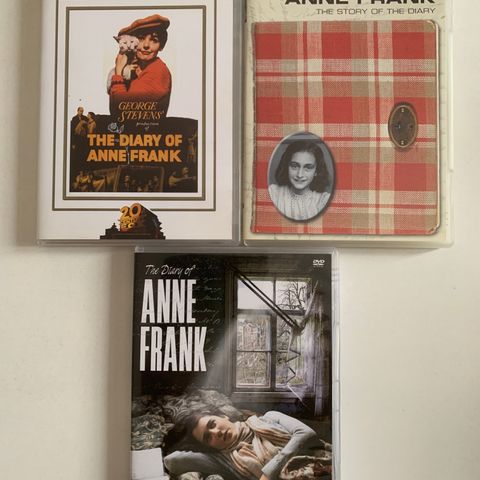Anne Frank DVD samling (norsk tekst)