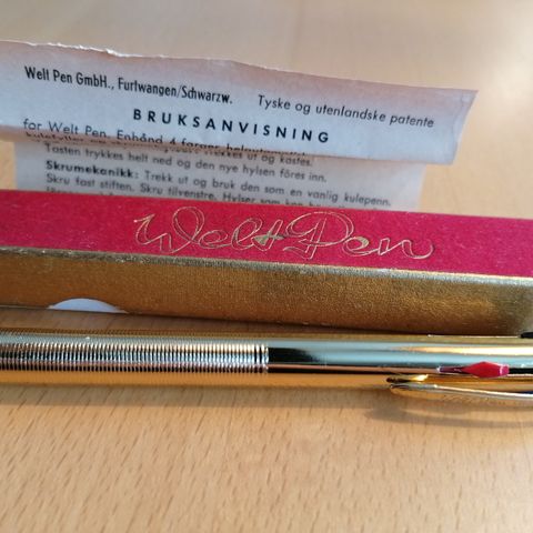 Vintage tysk Welt pen