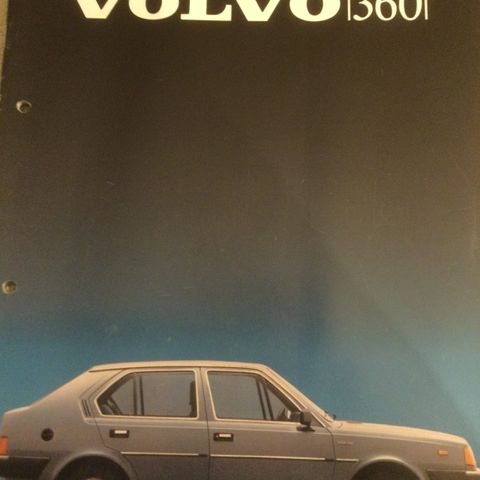 Volvo 340 / 360 brosjyre 1983