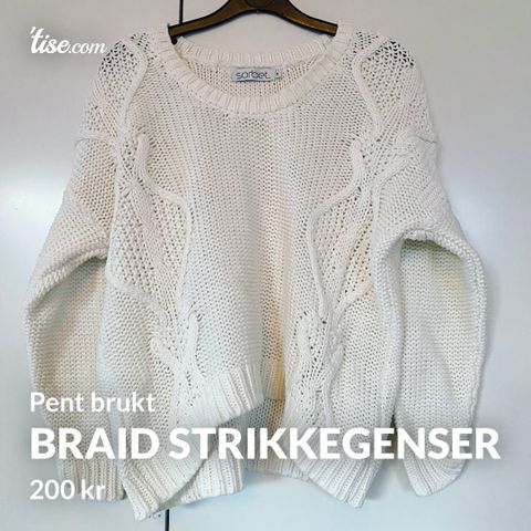 Braid Strikkegenser