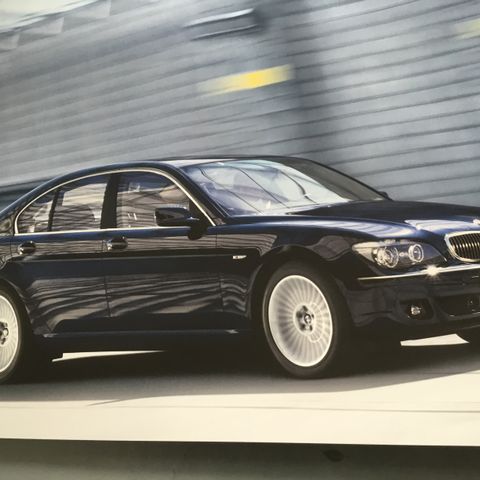 Bilbrosjyre av BMW 730 i/Li til 760i/Li   2005