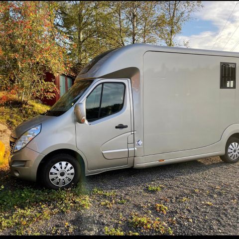 Hestebil leies ut Renault Stx Master. Kan kjøres på klasse B førekort