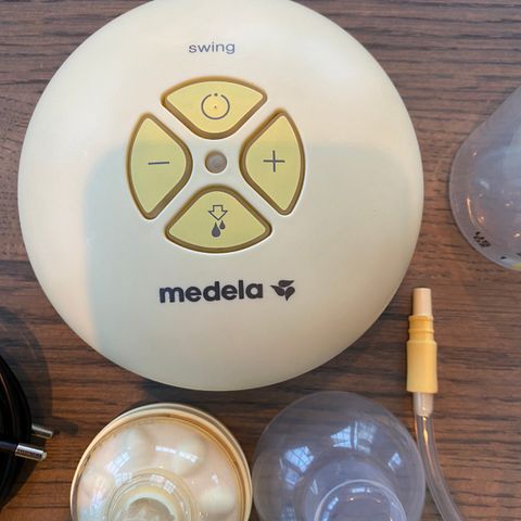 Medela swing brystpumpe med alt utstyr