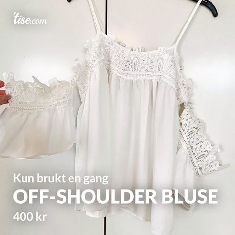 Off Shoulder Lace Bluse