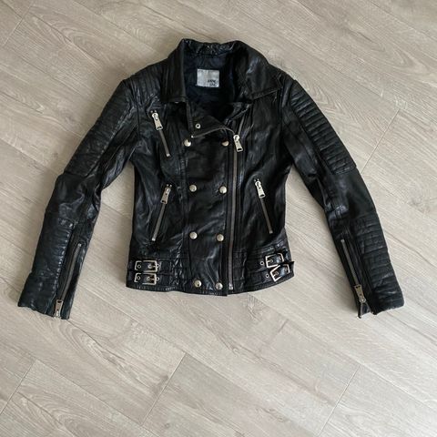 Anine Bing Moto leather jacket xs