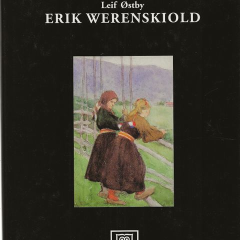 Leif Østby Erik Werenskiold Tegninger og akvareller 2.oppl. 1993 innb.m.omslag