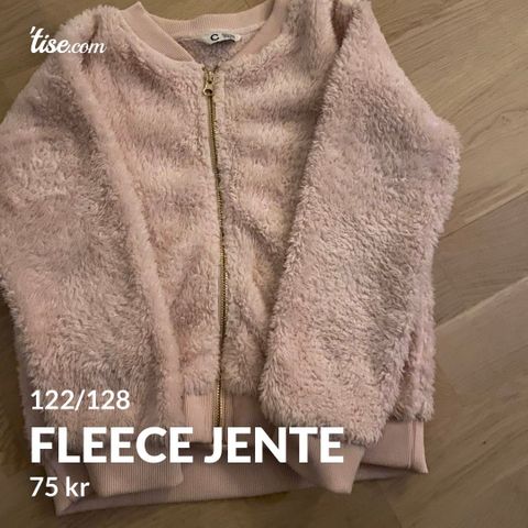 Fleece jente 122/128