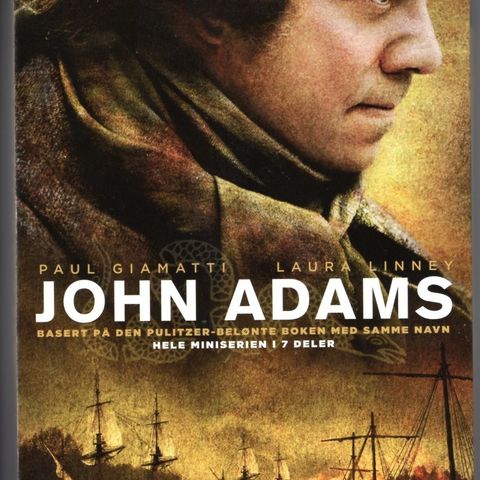 DVD  John Adams. Ca 8 timer historisk drama.