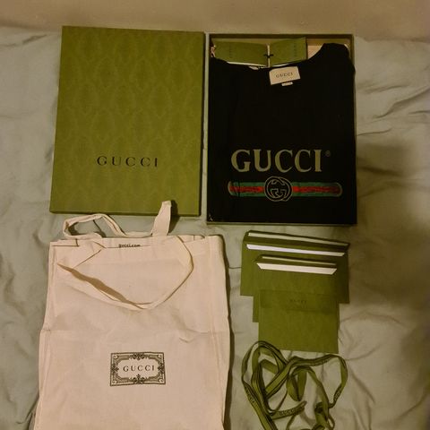 Gucci T-skjorte, Herre, XL, Nesten helt NY