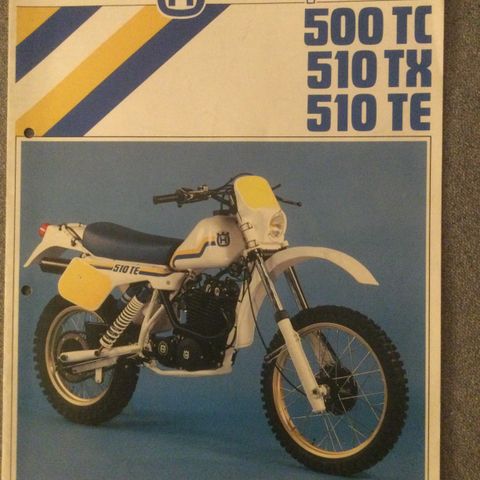 Husqvarna motocross / enduro brosjyre 1983