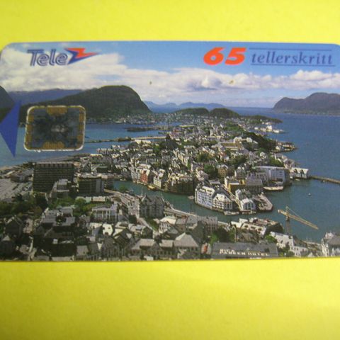 Telekort N-8   1993   Ålesund 65 tellerskritt