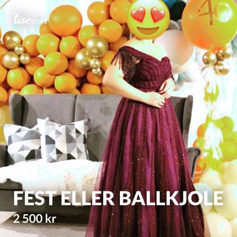 Festkjole eller ballkjole