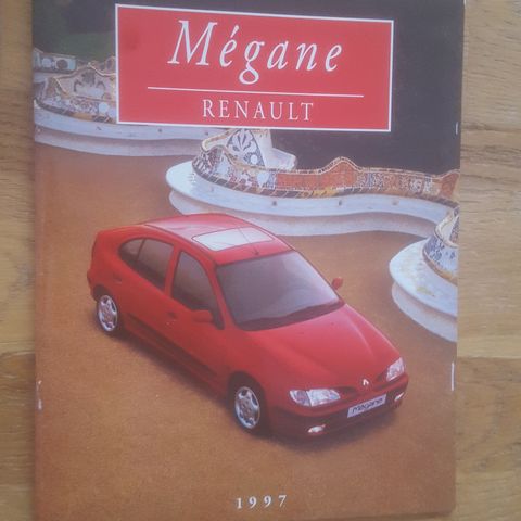 Brosjyre Renault Megane 1997