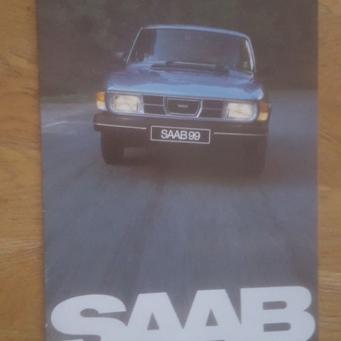 Brosjyre Saab 99 1982