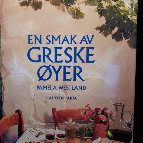 Kokebok "En smak av greske øyer" av Pamela Westland