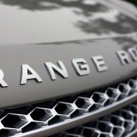 Range Rover logo, skrift til panser eller bakluke