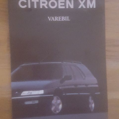 Brosjyre Citroem XM Varebil 1992