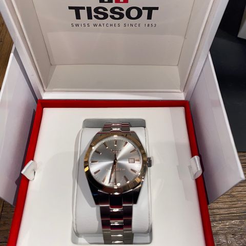 TISSOT GENTLEMAN POWERMATIC 80 SILICIUM SOLID 18K GOLD BEZEL