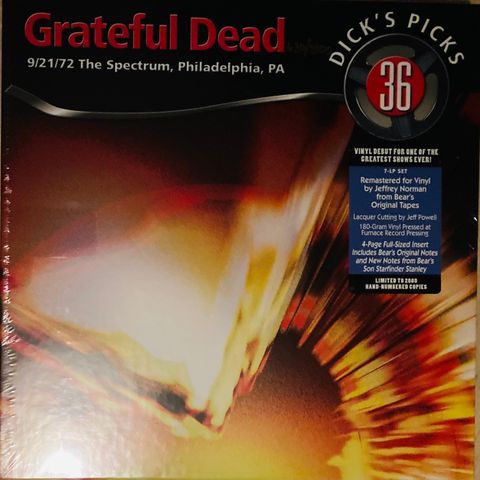 Grateful Dead Dick's Picks Volume 36 - 21 September 1972 - LP Box selges