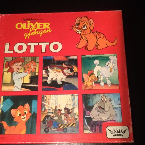 WALT  DISNEY  bilder   -  LOTTO  OLIVER  OG  GJENGEN