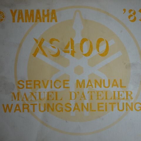 Yamaha XS400 1982 Service Manual