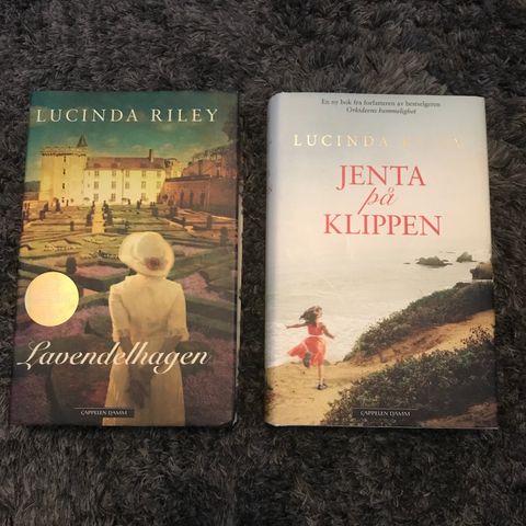 2 Romaner - Lucinda Riley, Jenta på klippen, Lavendelhagen