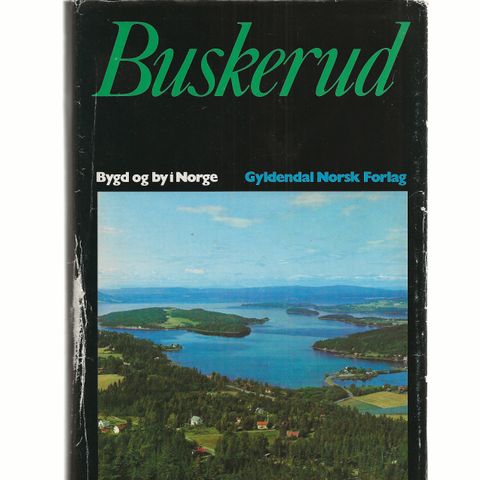 Buskerud Bygd og by i Norge 1977 innb.m.omslag