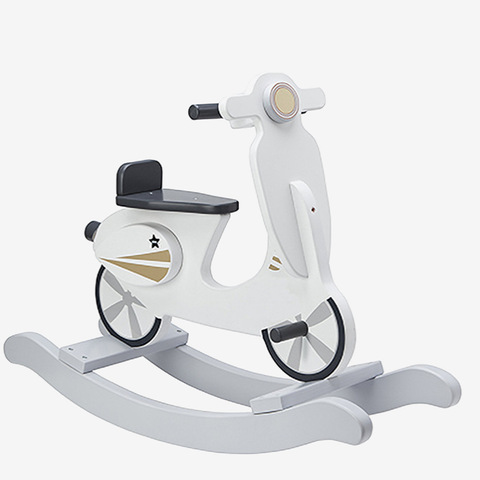 Kids Concept Gyngescooter Grå