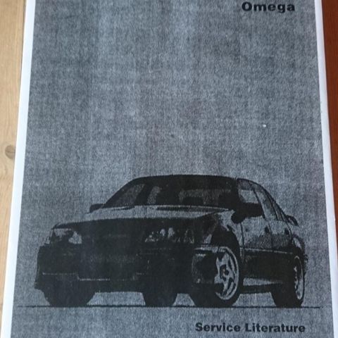 Opel omega Lotus verkstedbok.
