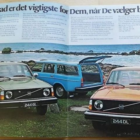 Volvo 240 brosjyre.