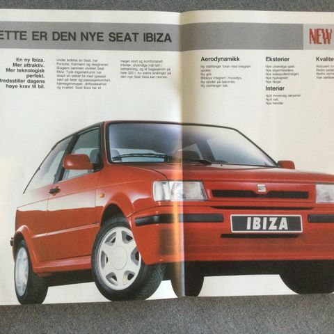 Seat Ibiza brosjyre