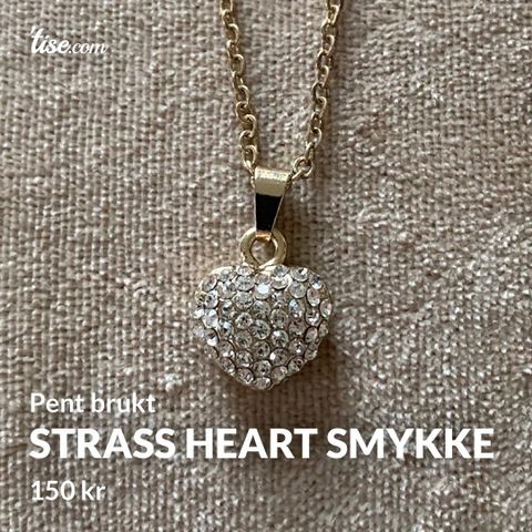 Strass Heart Smykke