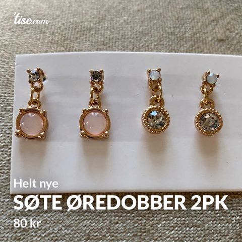 Søte øredobber 2pk