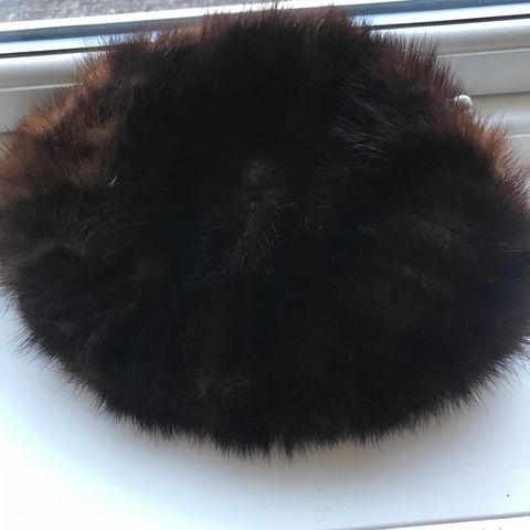 Skinnhatt  Mink  ca 55 cm hodeomkrets